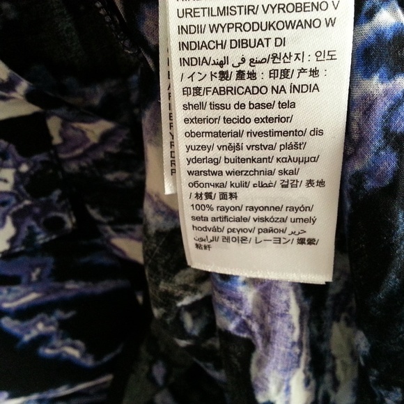 Calvin Klein | water color-like blouse size L - Picture 2 of 4